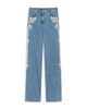 Forte forte forte_forte Cavalry High Rise Embroidered Jeans in Celeste - 5