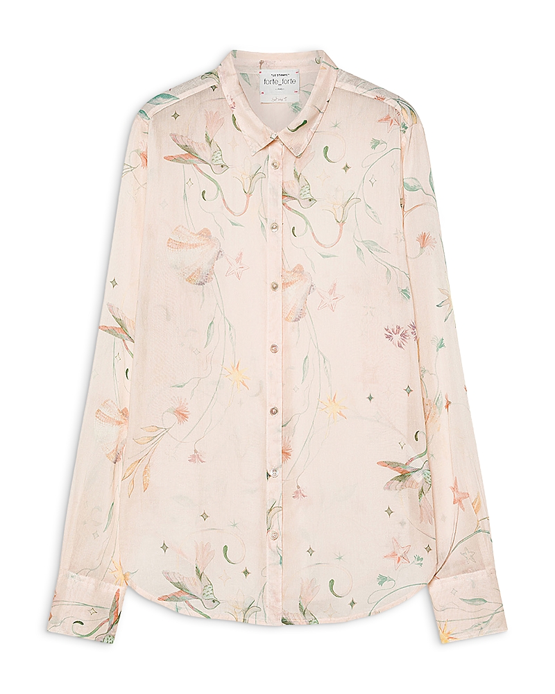 Forte forte forte_forte Deliverance Print Voile Shirt