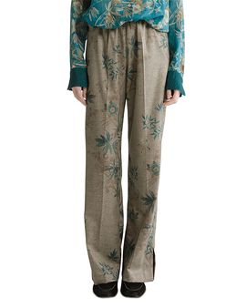 Forte forte forte_forte Le Bambou Secret Print Chevron Elasticated Pants