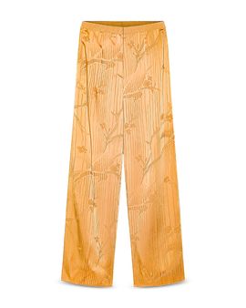 Forte forte forte_forte The Lotus Fluid Jacquard High Waist Pants
