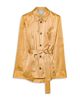 Forte forte forte_forte The Lotus Fluid Jacquard Pajama Jacket - 4