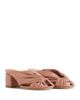 Forte forte forte_forte Women's Crossover Leather Block Heel Sandals - 1