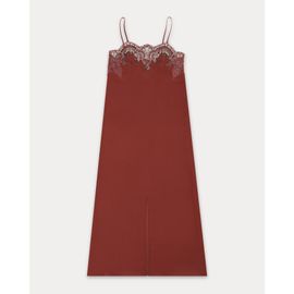 Fortela Fortela Alizée Embroidered Silk Dress
