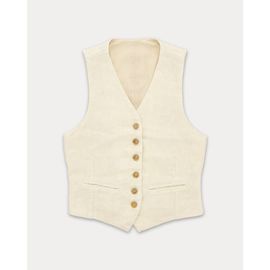 Fortela Fortela Demi-Linen Tailored Vest