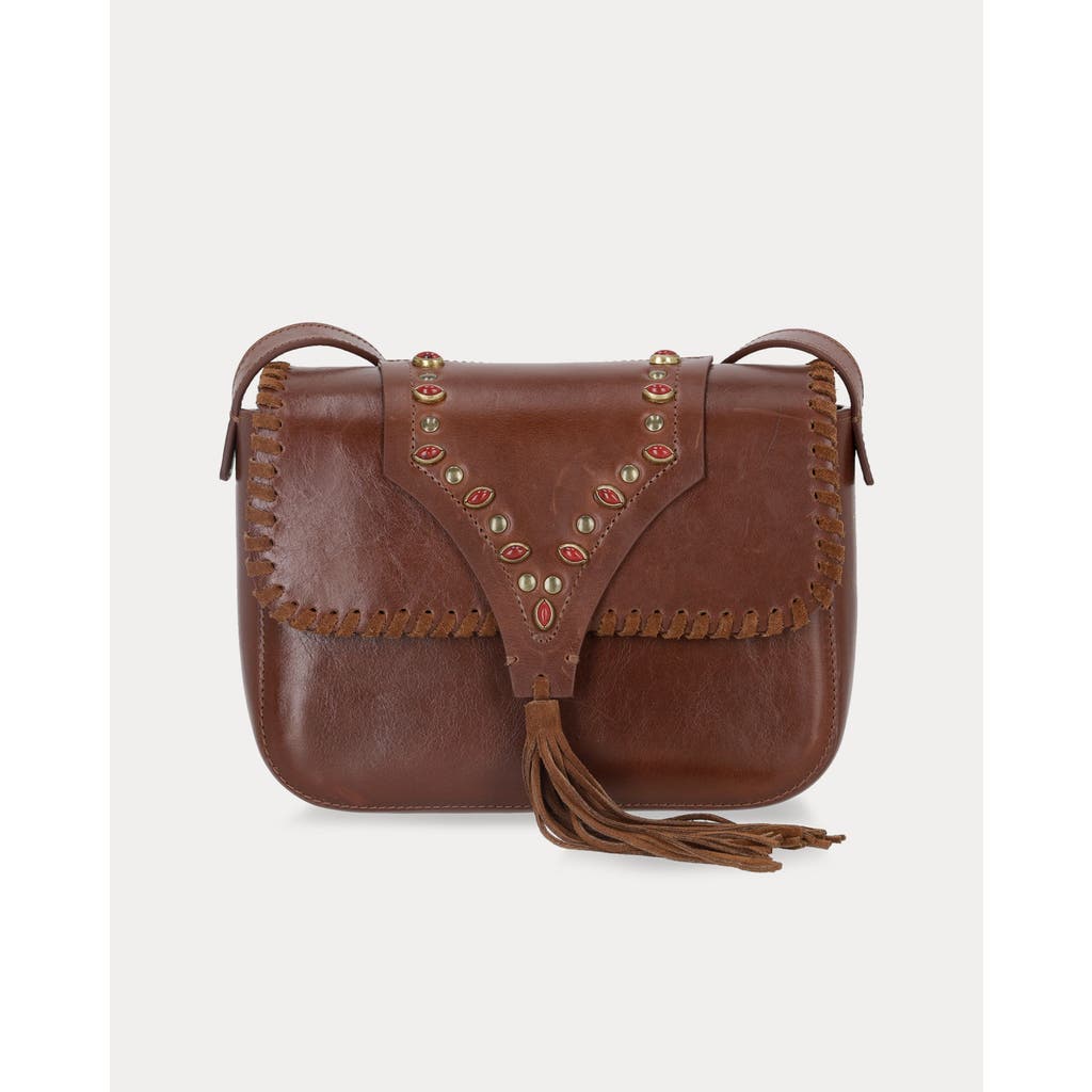 Fortela Fortela Kate Leather Handbag With Corals