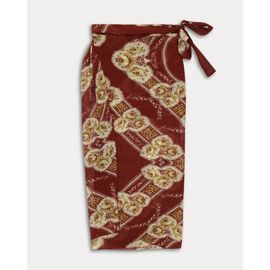 Fortela Fortela Nelly Printed Silk Sarong Skirt