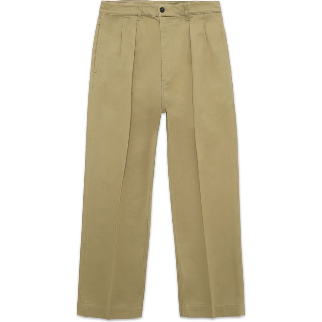 Fortela Fortela New York Heavyweight Cotton Gabardine Pleated Pants