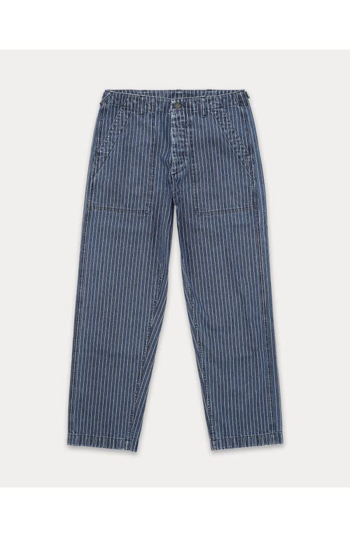 Fortela Fortela Newfatigue Pinstripe Fatigue Denim Trousers