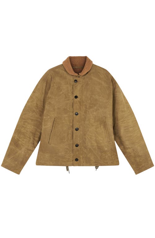 Fortela Fortela Olive Waxed Cotton Deck Jacket