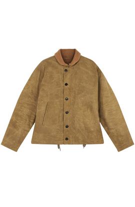 Fortela Fortela Olive Waxed Cotton Deck Jacket