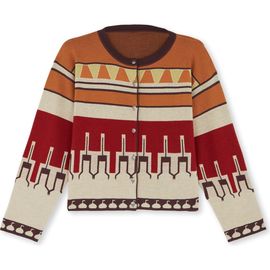 Fortela Fortela Pattern Cardigan