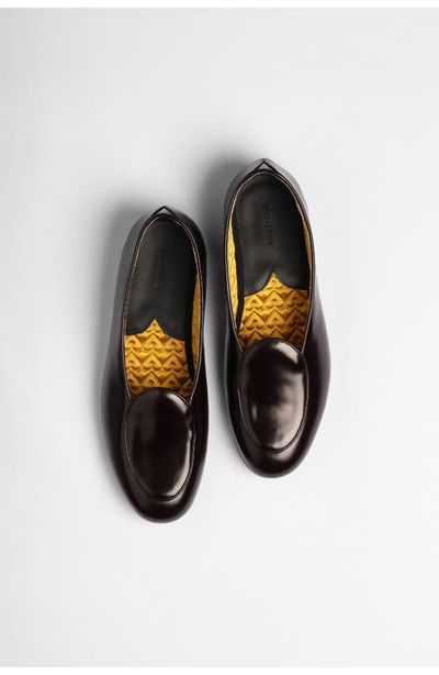 Fortela Fortela Smokedbone Hampton Abrasive Leather Slipper