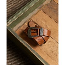Fortela Fortela Tesla Calf Leather Belt with Studs