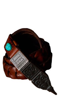 Fortela Fortela Tess Woven Leather Belt