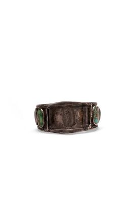 Fortela Fortela Turquoise and Silver Watchband 