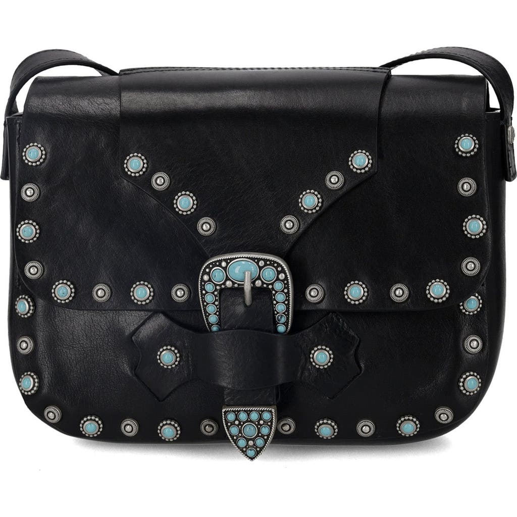 Fortela Fortela Turquoise Whisky Leather Bag