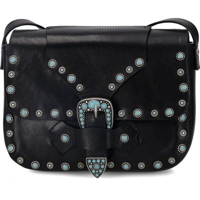 Fortela Fortela Turquoise Whisky Leather Bag