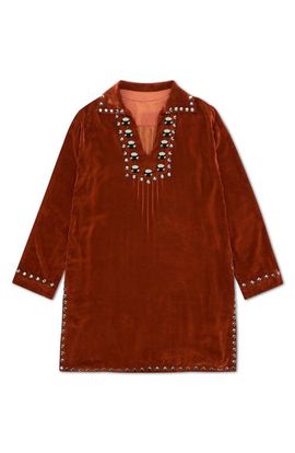 Fortela Fortela Velvet Shirt with Studs