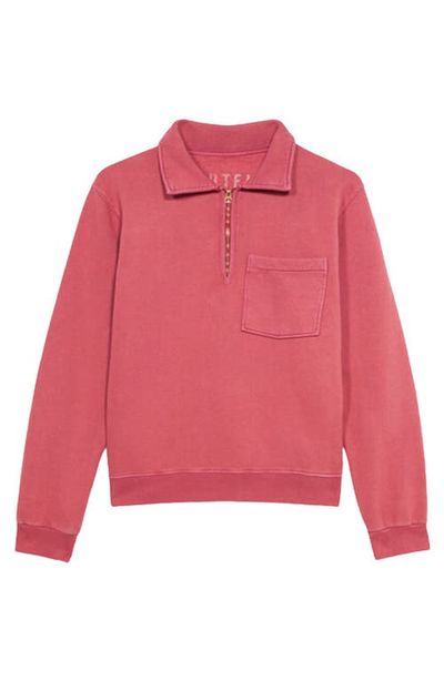 Fortela Fortela Zip-Up Sweatshirt with Pocket