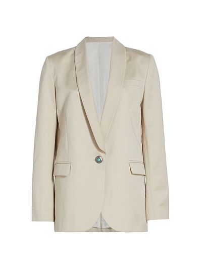 Fortela Women's Blaire Relaxed Cotton Blazer