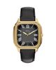 Fossil Fossil Crosby Three-Hand Black Leather Watch, 42mm x 30mm - 1