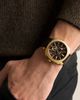 Fossil Fossil Machine Chronograph Goldtone Leather Strap Watch, 44mm - 2