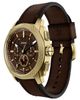 Fossil Fossil Machine Chronograph Goldtone Leather Strap Watch, 44mm - 4