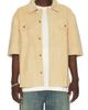 Found Found Suede Short Sleeve Camp Shirt - 1