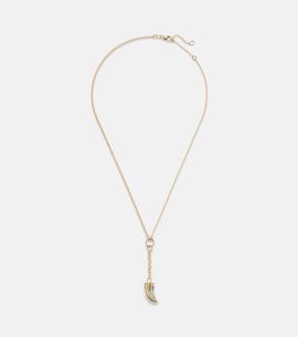 FoundRae FoundRae 18kt gold necklace with prasiolite