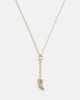 FoundRae FoundRae 18kt gold necklace with prasiolite - 4