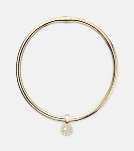 FoundRae FoundRae Balance - Foundational Keys 18kt gold and white gold necklace with diamonds