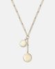 FoundRae FoundRae Crescent & Internal Compass 18kt gold necklace with diamonds - 7