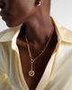 FoundRae FoundRae Internal Compass Small 18kt gold pendant necklace with diamonds - 2