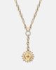 FoundRae FoundRae Internal Compass Small 18kt gold pendant necklace with diamonds - 4