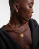 FoundRae FoundRae Love Heart Token 18kt gold pendant necklace with diamonds - 3