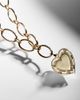 FoundRae FoundRae Love Heart Token 18kt gold pendant necklace with diamonds - 5