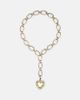 FoundRae FoundRae Love Heart Token 18kt gold pendant necklace with diamonds - 7