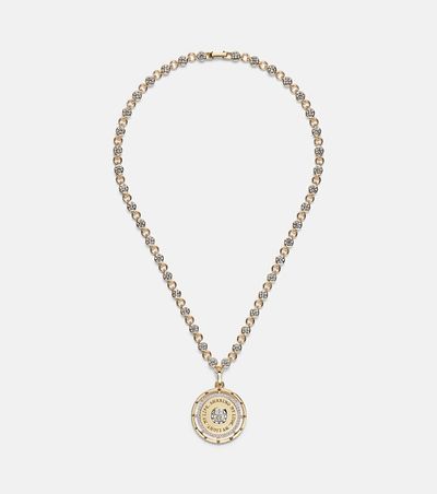 FoundRae FoundRae Lovestruck Commitment 18kt gold pendant necklace with diamonds