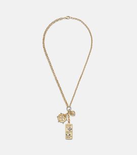 FoundRae FoundRae Promise 18kt gold pendant necklace with diamonds