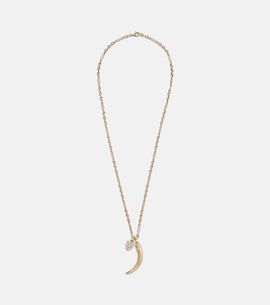 FoundRae FoundRae Protection & La Loba Claw 18kt gold pendant necklace