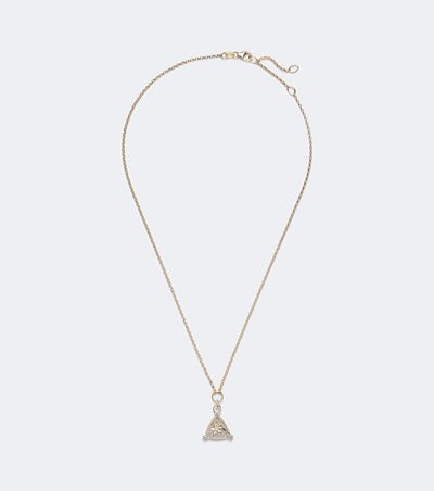 FoundRae FoundRae Resilience Blossoms 18kt gold pendant necklace with diamonds