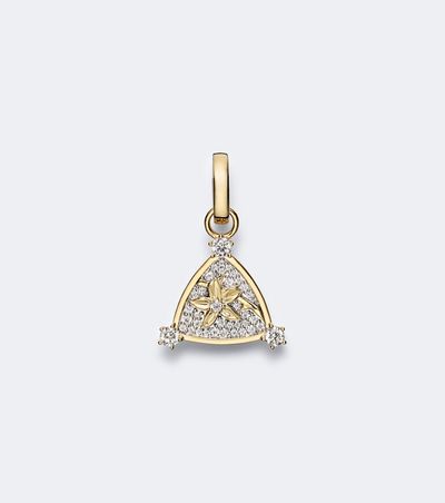 FoundRae FoundRae Resilience Blossoms 18kt gold pendant with diamonds