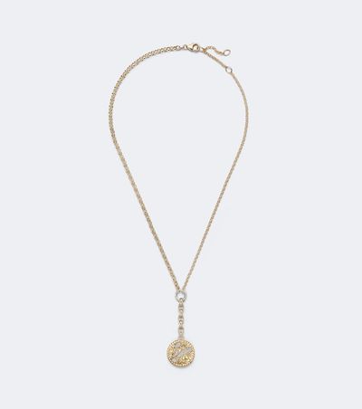 FoundRae FoundRae Resilience Floral Screen 18kt gold necklace with diamonds