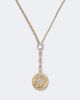FoundRae FoundRae Resilience Floral Screen 18kt gold necklace with diamonds - 4
