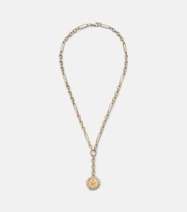 FoundRae FoundRae Reverie Small 18kt gold pendant necklace with diamonds