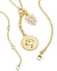 Foundrae Women's Protection 18K Yellow Gold & 0.21 TCW Diamond Double Pendant Necklace - 3