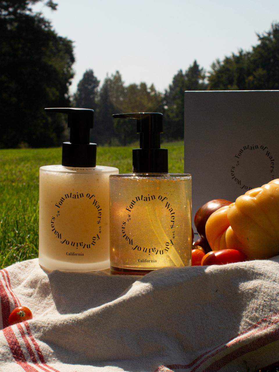 Fountain of Waters Red Garden Soothing Care Set