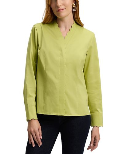 Foxcroft Foxcroft Bridget Matte Sateen Shirt