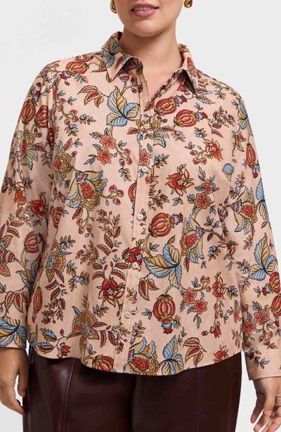 Foxcroft Foxcroft Hampton Autumn Corduroy Button-Up Shirt