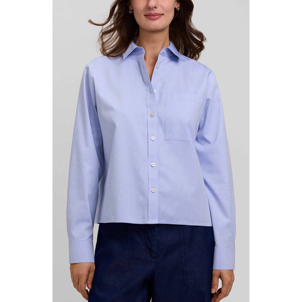 Foxcroft Foxcroft Jodie Cotton Button-Up Shirt